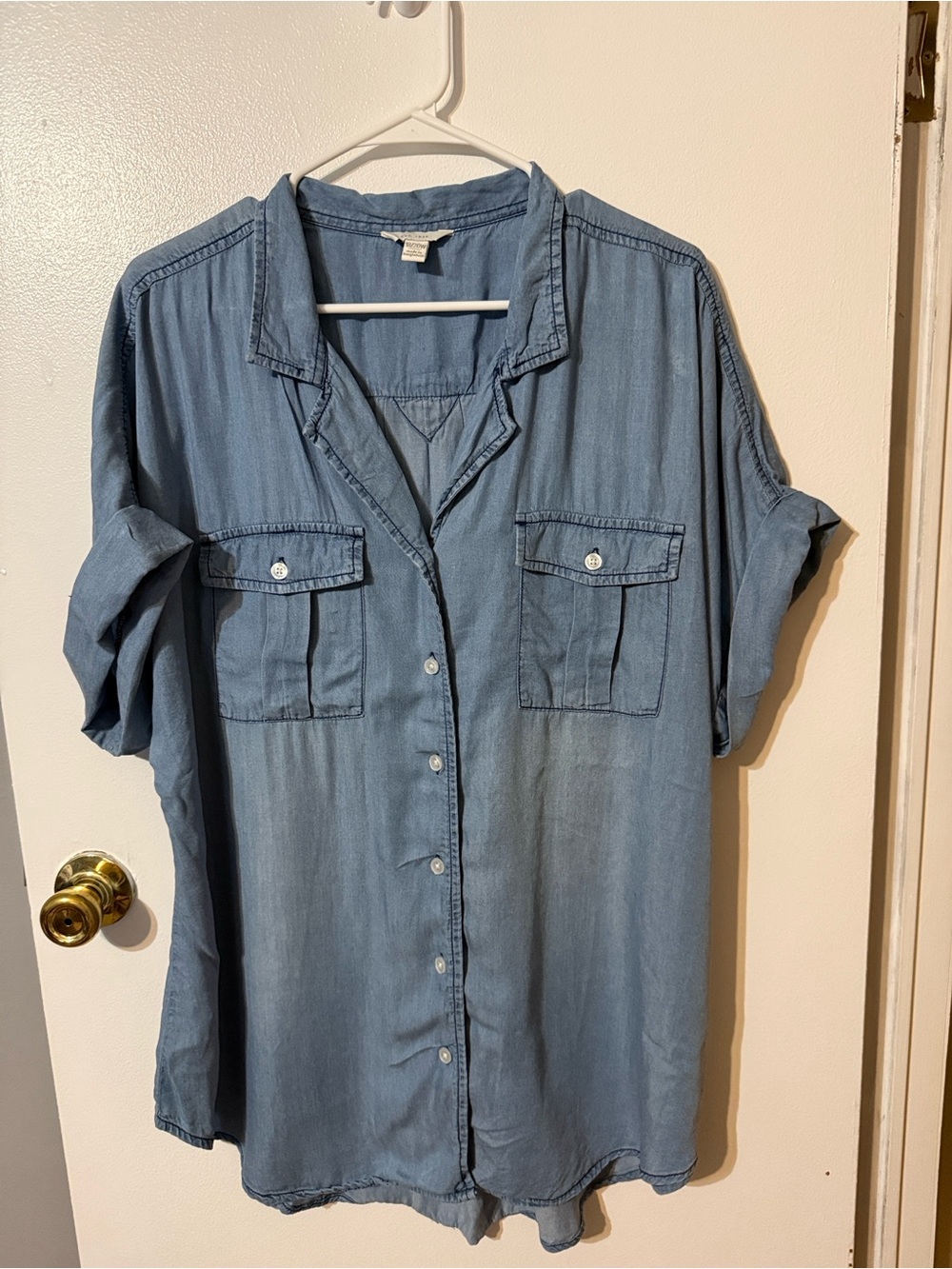 Cato Light Blue Women's Button-Down Shirt